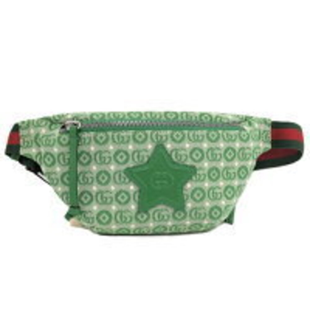GUCCI Waist Bag GG Supreme Canvas Green
